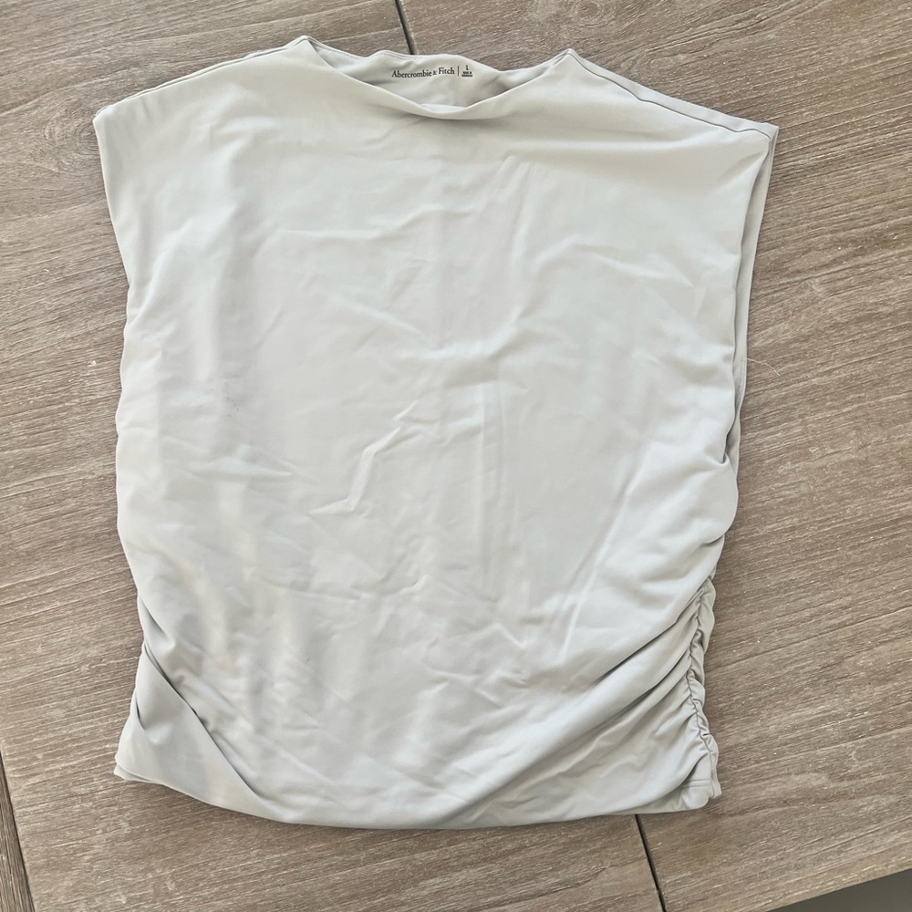 Abercrombie and Fitch Women's Top in Cream